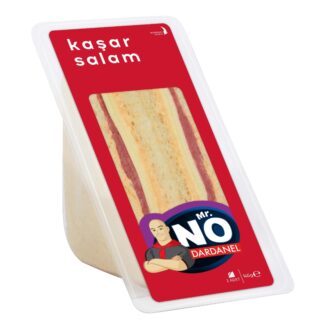Kaşar salam sandviç aç ye