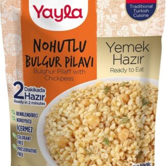 Pilav nohutlu bulgur pilavı