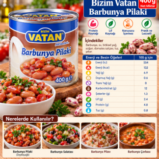 Barbunya aç ye vatan marka 400 gram