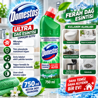 Çamaşır suyu 750 ml domestos marka
