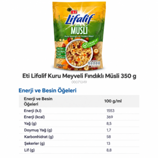 Yulaf ezmesi eti lifalif 350 gram