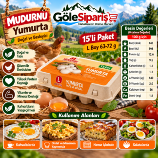 Yumurta 15 li buyuk boy mudurnu marka