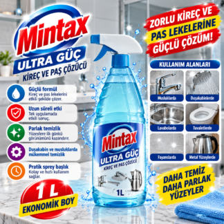 Kireç ve pas çözücü 1 litre mintax
