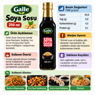 Sos galle marka soya sosu 250 ml