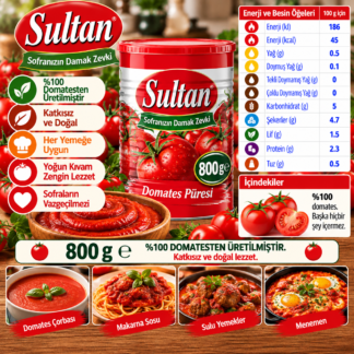 Domates püresi sultan 800 gram