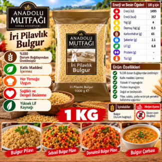 Bulgur iri pilavlık bulgur anadolu mutfağı