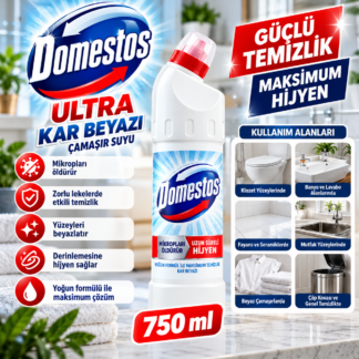Çamaşır suyu 750 ml domestos marka