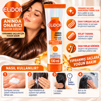 Şaç bakım kremi 130 ml elidor marka