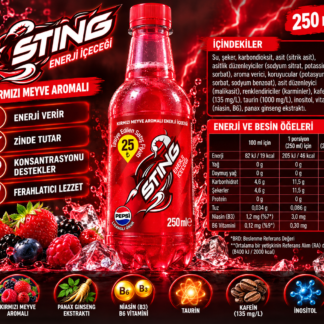 Enerji içeceği sting 250 ml