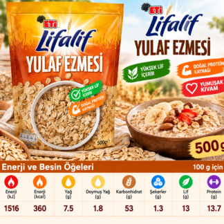 Eti lifalif yulaf ezmesi 500 gram
