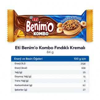 Eti benim'o kombo findıklı kremalı bisküvi